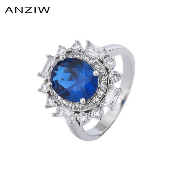 cluster rings anziw sterling silver oval cut 8*10mm lab created sapphire vintage classic engagement ring for women jewelry gifts, Golden;silver
cluster rings anziw sterling silver oval cut 8*10mm lab created sapphire vintage classic engagement ring for women jewelry gifts, Golden;silver