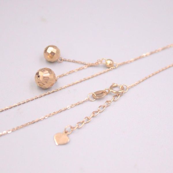 chains au750 real 18k rose gold chain neckalce for women female 1.1mmw carved ball choker necklace jewelry, Silver
chains au750 real 18k rose gold chain neckalce for women female 1.1mmw carved ball choker necklace jewelry, Silver