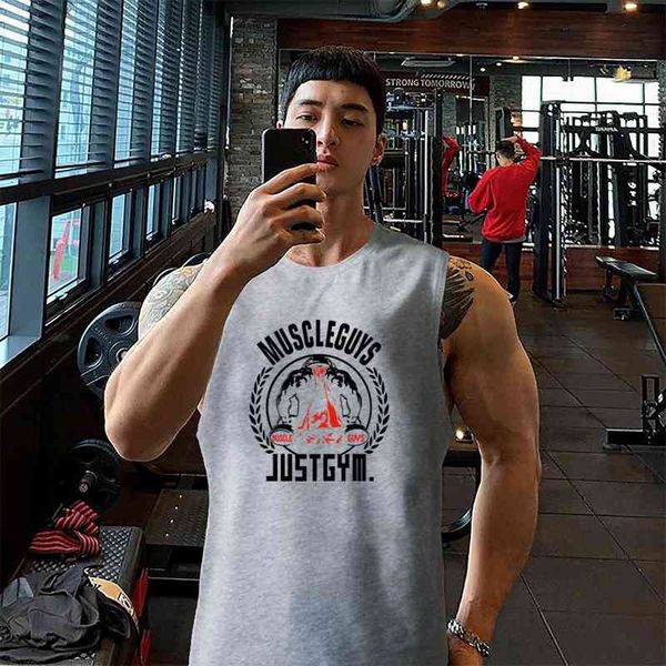 muscleguys new fashion cotton sleeveless shirt tank men fitness shirt men gyms bodybuilding workout gym singlet vest 210421, White;black
muscleguys new fashion cotton sleeveless shirt tank men fitness shirt men gyms bodybuilding workout gym singlet vest 210421, White;black