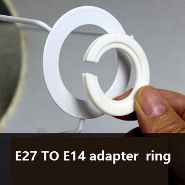 lamp covers & shades 10peces/lot e27 to e14 adapter fixing ring lampholer for lampshades cover lighting accessories table use
lamp covers & shades 10peces/lot e27 to e14 adapter fixing ring lampholer for lampshades cover lighting accessories table use