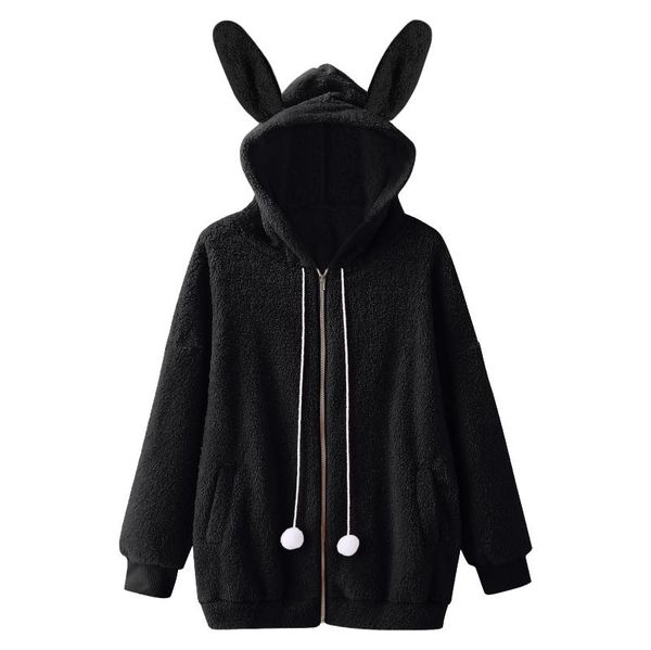 women's hoodies & sweatshirts women fuzzy ears fleece faux fur jackt coats harajuku casual long sleeve hooded winter female, Black
women's hoodies & sweatshirts women fuzzy ears fleece faux fur jackt coats harajuku casual long sleeve hooded winter female, Black