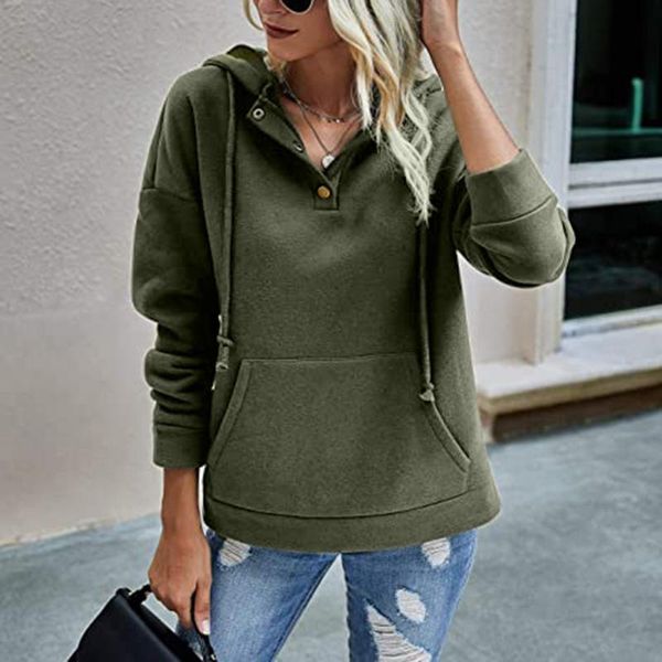 women's blouses & shirts solid color hoodies pullover shirt for women long sleeve drawstring with pocket autumn female, White
women's blouses & shirts solid color hoodies pullover shirt for women long sleeve drawstring with pocket autumn female, White