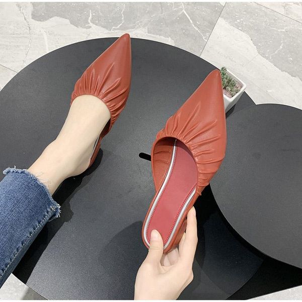slippers women pointed toe ladies low heels slides shoes summer female pu woman fashion sandals comfort shoe, Black
slippers women pointed toe ladies low heels slides shoes summer female pu woman fashion sandals comfort shoe, Black