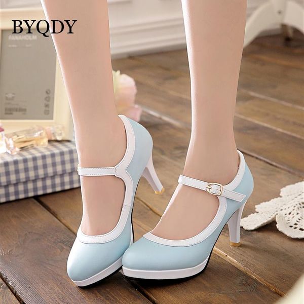 dress shoes byqdy lolita women wedding high heels blue japanese mary janes sweet buckle strap usa shoe plus size 43, Black
dress shoes byqdy lolita women wedding high heels blue japanese mary janes sweet buckle strap usa shoe plus size 43, Black