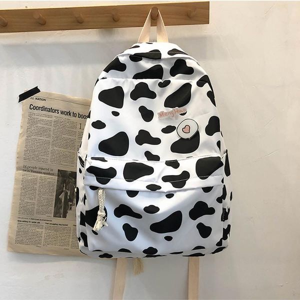 backpack fashion cow pattern school bag breathable waterproof nylon woman large capacity light travel
backpack fashion cow pattern school bag breathable waterproof nylon woman large capacity light travel