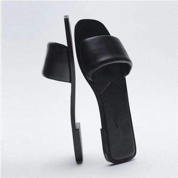 flat shoes female woman's slippers square toe slides 2021 summer soft basic pu rome microfiber casual rubber leisure shoe, Black
flat shoes female woman's slippers square toe slides 2021 summer soft basic pu rome microfiber casual rubber leisure shoe, Black