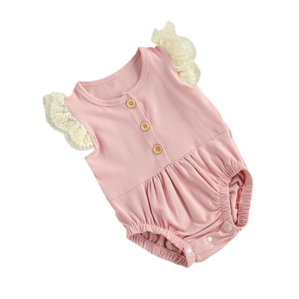 rompers infant summer lace flying sleeve romper, fashion button folding decoration elastic design romper for baby girls, Blue
rompers infant summer lace flying sleeve romper, fashion button folding decoration elastic design romper for baby girls, Blue