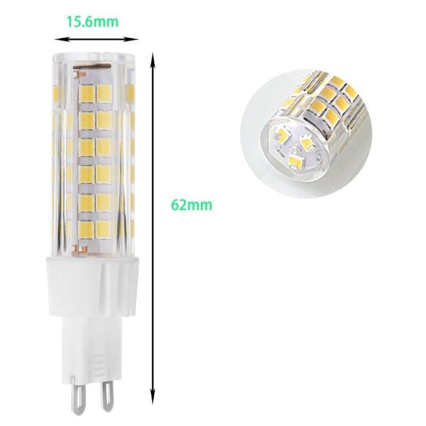 bulbs 5pcs g9 e14 led crystal bulb 7w replace 60w halogen ac220v chandelier pendant corn 75*2835smd warm white/white
bulbs 5pcs g9 e14 led crystal bulb 7w replace 60w halogen ac220v chandelier pendant corn 75*2835smd warm white/white