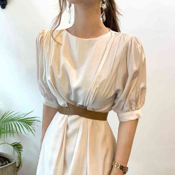 casual dresses women summer elegant white long dress puff sleeve patchwork slim waist zipper a-line maxi sundress es3q, Black;gray
casual dresses women summer elegant white long dress puff sleeve patchwork slim waist zipper a-line maxi sundress es3q, Black;gray