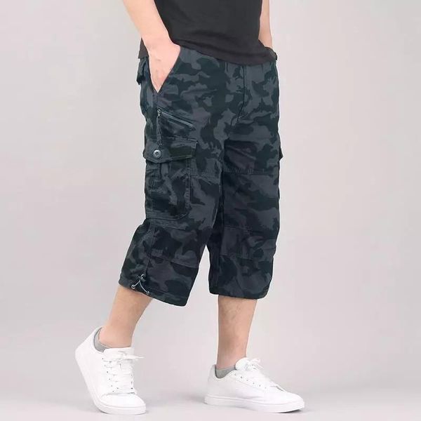men's shorts long length cargo men summer casual cotton multi pockets breeches cropped trousers military camouflage 5xl, White;black
men's shorts long length cargo men summer casual cotton multi pockets breeches cropped trousers military camouflage 5xl, White;black