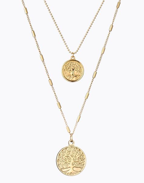 pendant necklaces 2021 european and american style lucky tree of life simple round coin female clavicle chain layered necklace, Silver
pendant necklaces 2021 european and american style lucky tree of life simple round coin female clavicle chain layered necklace, Silver