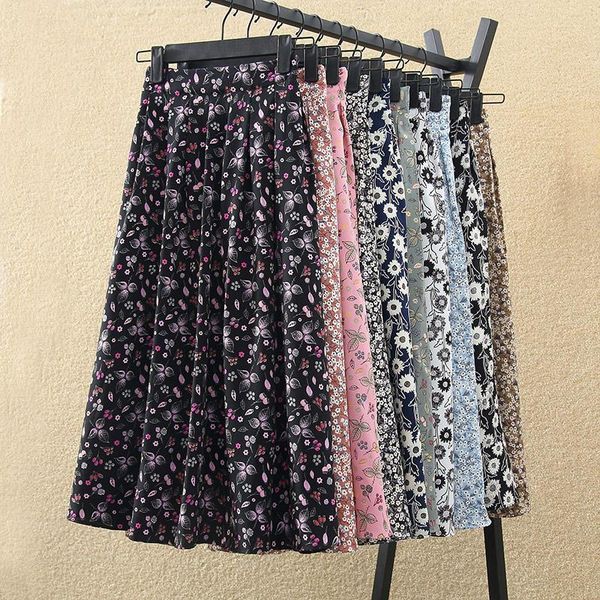 skirts vintage womens elegant casual print floral high waist ladies faldas streetwear harajuku a-line pleated skirt q3683, Black
skirts vintage womens elegant casual print floral high waist ladies faldas streetwear harajuku a-line pleated skirt q3683, Black