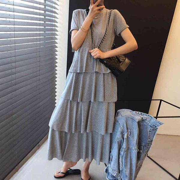women black cascading ruffle dress round neck short sleeve loose fit fashion casual spring summer 16f0788 210510, Black;gray
women black cascading ruffle dress round neck short sleeve loose fit fashion casual spring summer 16f0788 210510, Black;gray