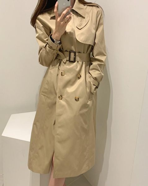 women's trench coats elegant turn-down collar loose women double breasted full sleeve sashes belted windbreaker 2021 autumn winter tr63, Tan;black
women's trench coats elegant turn-down collar loose women double breasted full sleeve sashes belted windbreaker 2021 autumn winter tr63, Tan;black