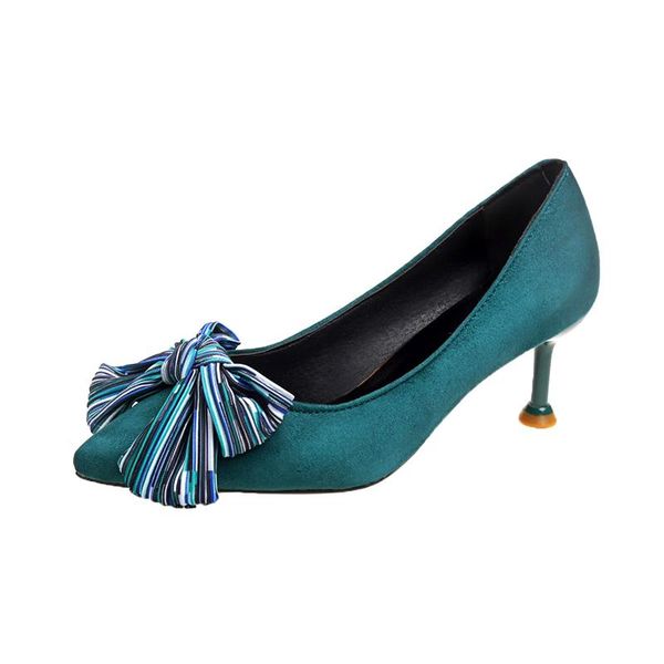 dress shoes 2021 party high heels pointed toe pumps sweet ladies women's office with bow decoration zapatos mujer u14-52, Black
dress shoes 2021 party high heels pointed toe pumps sweet ladies women's office with bow decoration zapatos mujer u14-52, Black
