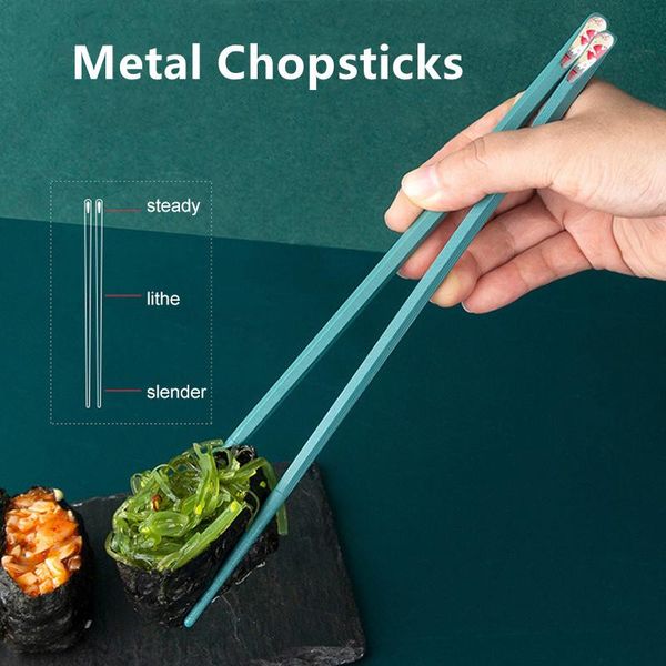 5pcs chinese metal chopsticks non-slip stainless steel chop sticks set reusable kitchen sushi stick alloy
5pcs chinese metal chopsticks non-slip stainless steel chop sticks set reusable kitchen sushi stick alloy