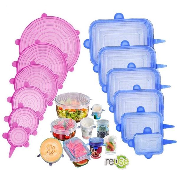 kitchen storage & organization 6 pcs food silicone cover cap universal lids for cookware bowl reusable stretch accessories canning
kitchen storage & organization 6 pcs food silicone cover cap universal lids for cookware bowl reusable stretch accessories canning