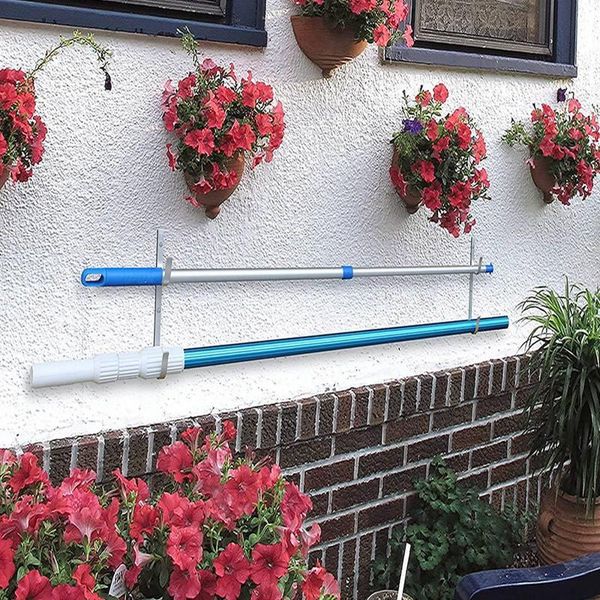 pool & accessories pole hanger premium 2pcs aluminium holder poles, nets, vacuum hose, garden tools
pool & accessories pole hanger premium 2pcs aluminium holder poles, nets, vacuum hose, garden tools