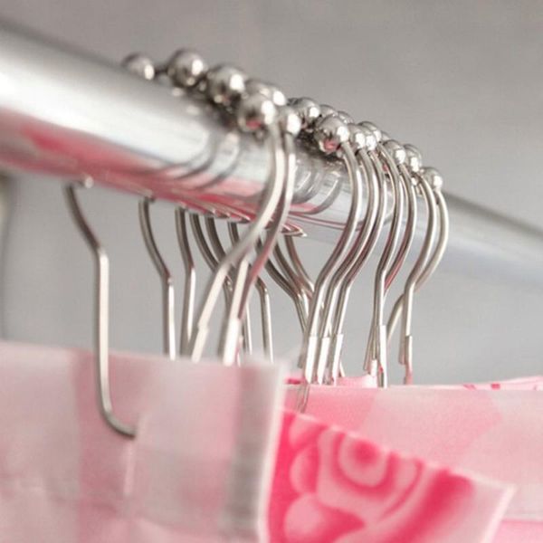 other home decor 12pcs/pack silver set package polished satin nickel 5 roller ball shower curtain rings hooks bath room tool accessories
other home decor 12pcs/pack silver set package polished satin nickel 5 roller ball shower curtain rings hooks bath room tool accessories