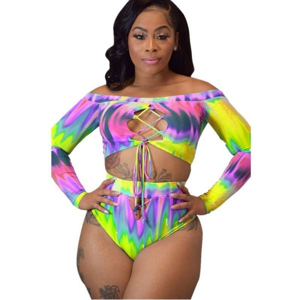 one-piece suits two piece swimsuit women cross lace up hollow and panties biquini 2021 fashion gradient slash neck swimwear bikini
one-piece suits two piece swimsuit women cross lace up hollow and panties biquini 2021 fashion gradient slash neck swimwear bikini