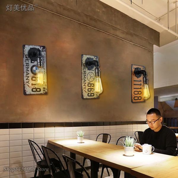 wall lamps led industrial iron lamp, e27 old for restaurant, kitchen, bar and home decoration
wall lamps led industrial iron lamp, e27 old for restaurant, kitchen, bar and home decoration
