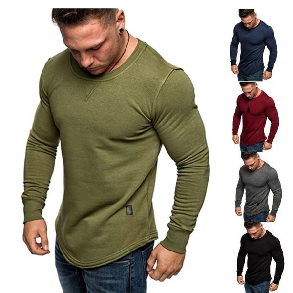 men's t-shirts awasir 2021 youth solid color slim sweatshirt round neck sports long sleeves without collar cap, White;black
men's t-shirts awasir 2021 youth solid color slim sweatshirt round neck sports long sleeves without collar cap, White;black