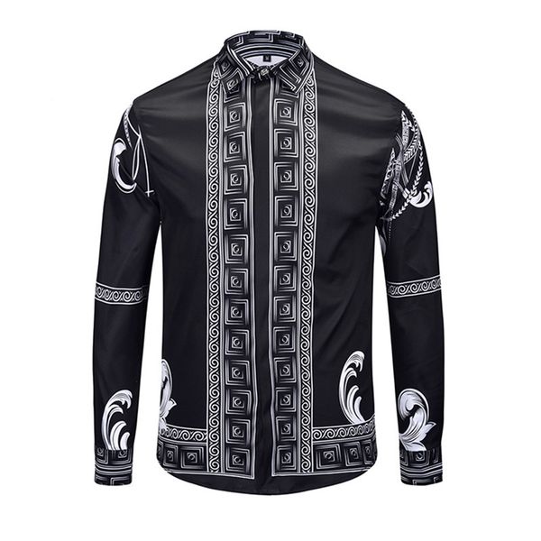 men's casual shirts 2021 mens hawaiian luxury chemise homme male women retro floral long sleeve print slim fit party office clothi, White;black
men's casual shirts 2021 mens hawaiian luxury chemise homme male women retro floral long sleeve print slim fit party office clothi, White;black