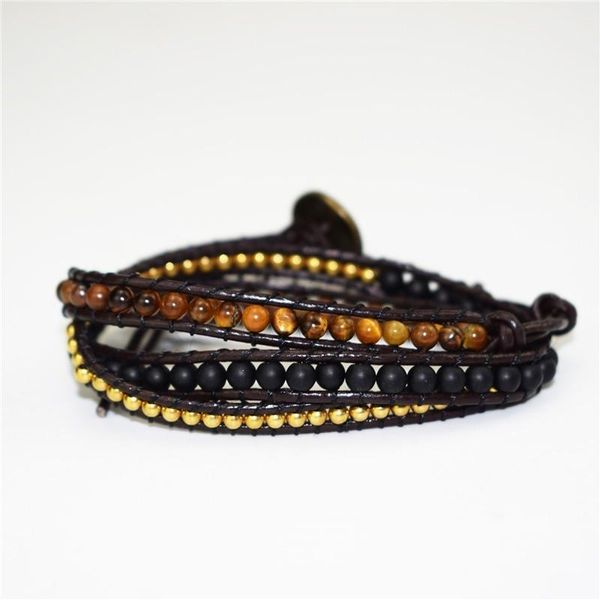 tennis unique mixed triple simple leather beaded bracelet tiger eye copper black friendship bracelets jewelry, Golden;silver
tennis unique mixed triple simple leather beaded bracelet tiger eye copper black friendship bracelets jewelry, Golden;silver