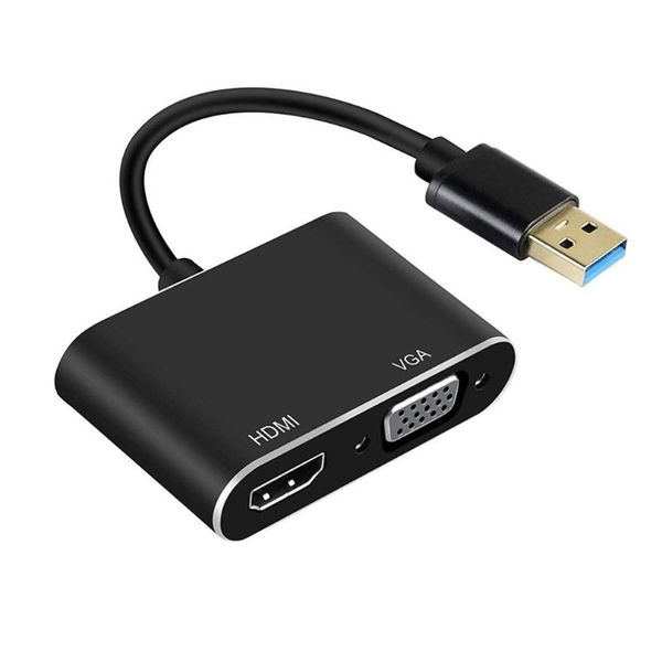 audio cables & connectors usb 3.0 to vga 1080p hd 2 in 1 hub converter for laphdtv projectors monitors sync output windows7/8/10
audio cables & connectors usb 3.0 to vga 1080p hd 2 in 1 hub converter for laphdtv projectors monitors sync output windows7/8/10