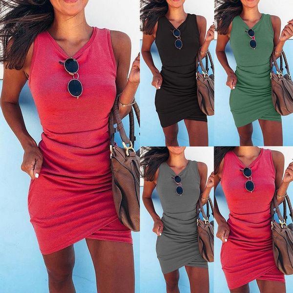 casual dresses est womens folded irregular cross sleeveless hip sexys dress beach, Black;gray
casual dresses est womens folded irregular cross sleeveless hip sexys dress beach, Black;gray