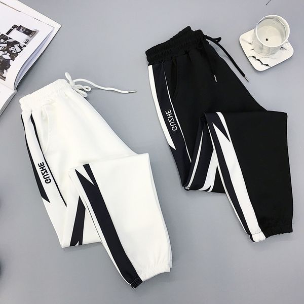 autumn hip hop sports women pants plus size 2xl loose harajuku cargo pants women high waist trousers jogger baggy pants 210319, Black;white
autumn hip hop sports women pants plus size 2xl loose harajuku cargo pants women high waist trousers jogger baggy pants 210319, Black;white