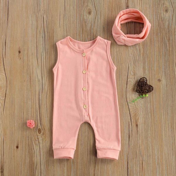 jumpsuits baby solid color clothes set, girls sleeveless o-neck button-up jumpsuit + knot headband summer 2021, Blue
jumpsuits baby solid color clothes set, girls sleeveless o-neck button-up jumpsuit + knot headband summer 2021, Blue