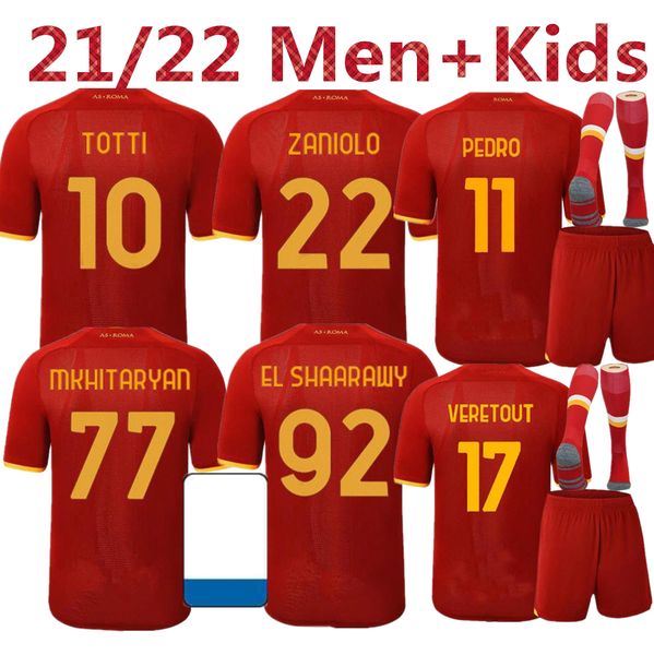 21 22roma soccer jersey zaniolo dzeko pastore rome totti kluivert kolarov 2021 2022 football shirt men + kids kit uniforms maillot pellegrin, Black;yellow
21 22roma soccer jersey zaniolo dzeko pastore rome totti kluivert kolarov 2021 2022 football shirt men + kids kit uniforms maillot pellegrin, Black;yellow