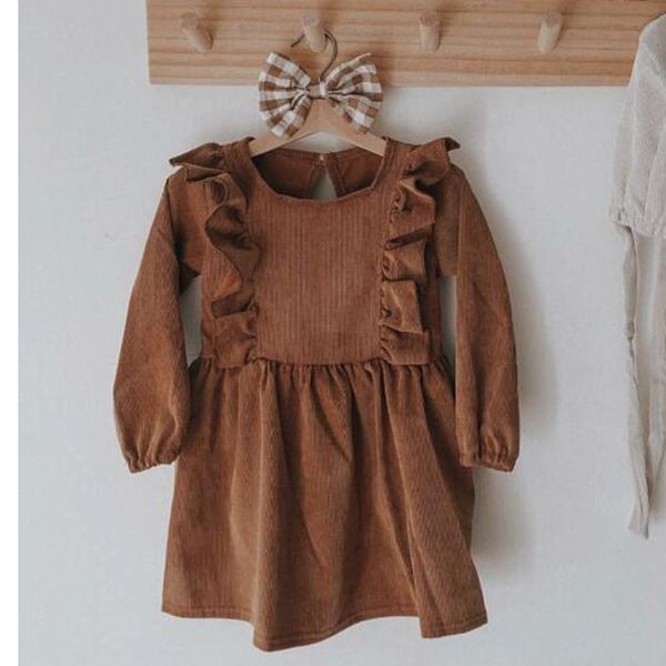 spring baby girl long sleeve princess dress children corduroy vintage loose shirt es quality kids blouse clothes 210429, Red;yellow
spring baby girl long sleeve princess dress children corduroy vintage loose shirt es quality kids blouse clothes 210429, Red;yellow