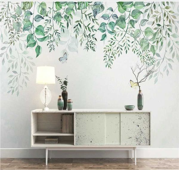 wallpapers xuesu nordic hand-painted fresh leaves vine tv living room bedside bedroom custom wallpaper mural 3d / 5d 8d po wall
wallpapers xuesu nordic hand-painted fresh leaves vine tv living room bedside bedroom custom wallpaper mural 3d / 5d 8d po wall