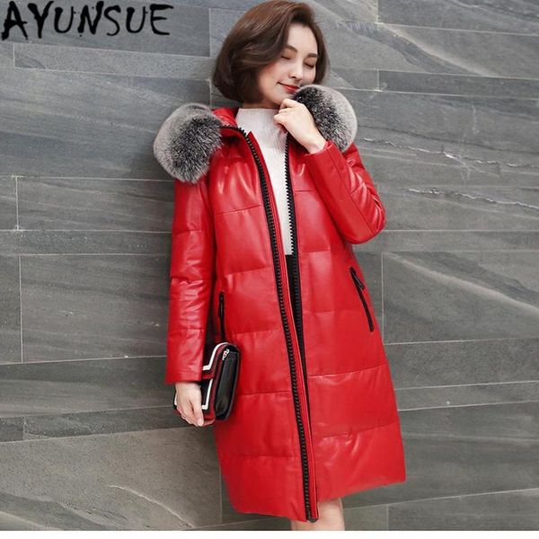 genuine leather jacket hooded natural sheepskin coats for women thick warm winter jackets real fur collar l1701 women's & faux, Black
genuine leather jacket hooded natural sheepskin coats for women thick warm winter jackets real fur collar l1701 women's & faux, Black