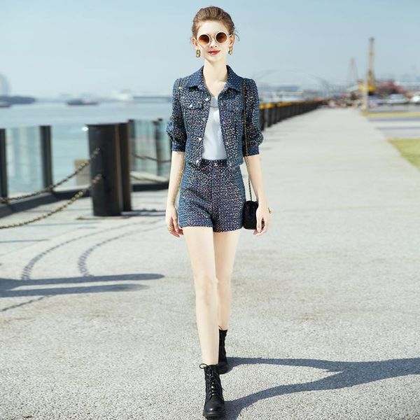women's tracksuits 2021 spring and summer sequined half sleeve short fashionable jacket shorts fashion suit two - piece set for women, Gray
women's tracksuits 2021 spring and summer sequined half sleeve short fashionable jacket shorts fashion suit two - piece set for women, Gray
