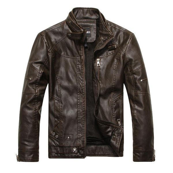 men's jackets spring leather mens stand collar jacket men coats male motorcycle, Black;brown
men's jackets spring leather mens stand collar jacket men coats male motorcycle, Black;brown
