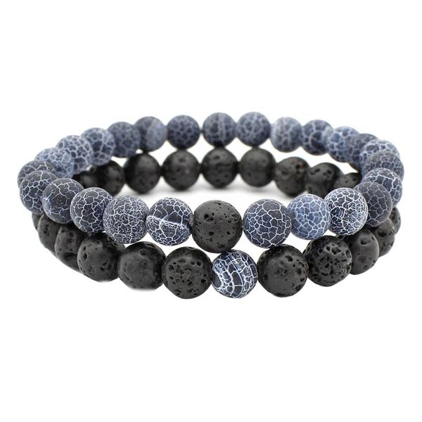 charm bracelets 2pcs/set jewelry classic bracelet bangle for men women black lava beaded personality gift fashion, Golden;silver
charm bracelets 2pcs/set jewelry classic bracelet bangle for men women black lava beaded personality gift fashion, Golden;silver
