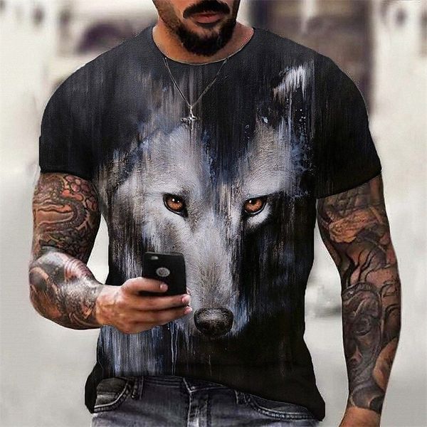men's t shirt 3d print graphic wolf crew neck daily sports print short sleeve casual classic designer big and tall black a3rd#, White;black
men's t shirt 3d print graphic wolf crew neck daily sports print short sleeve casual classic designer big and tall black a3rd#, White;black