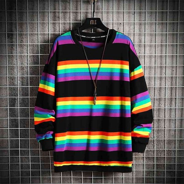 harajuku style men high street sweatshirt stripe o-neck sweatshirt men spring autumn fashion long sleeve shirt cool 210819, White
harajuku style men high street sweatshirt stripe o-neck sweatshirt men spring autumn fashion long sleeve shirt cool 210819, White