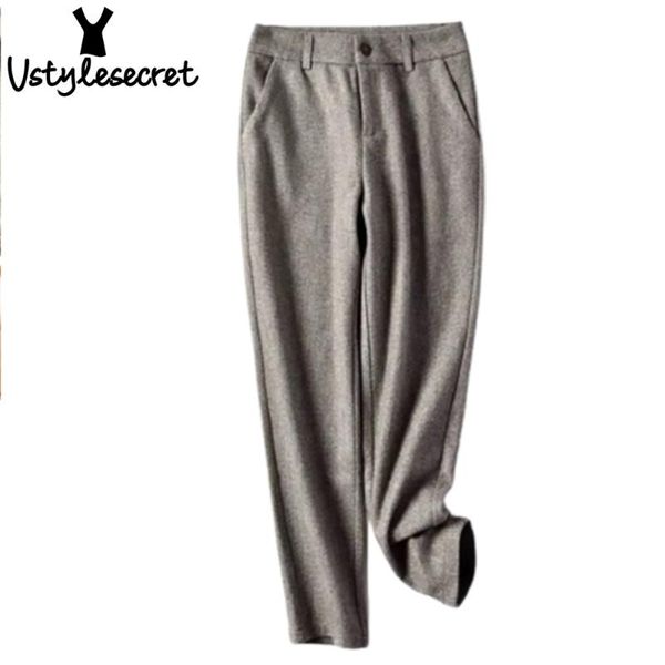 women's pants & capris wool pantalones de mujer winter women thick harem high waist cashmere harajuku korean fashion vetement femme 202, Black;white
women's pants & capris wool pantalones de mujer winter women thick harem high waist cashmere harajuku korean fashion vetement femme 202, Black;white