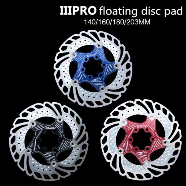 bike brakes mtb mountain bicycle cooling floating disc pad 140/160/180/203mm six nail brake pads
bike brakes mtb mountain bicycle cooling floating disc pad 140/160/180/203mm six nail brake pads
