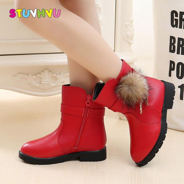 winter girls boots princess shoes fur ball leather children plus velvet warm kids snow zipper, Black;grey
winter girls boots princess shoes fur ball leather children plus velvet warm kids snow zipper, Black;grey