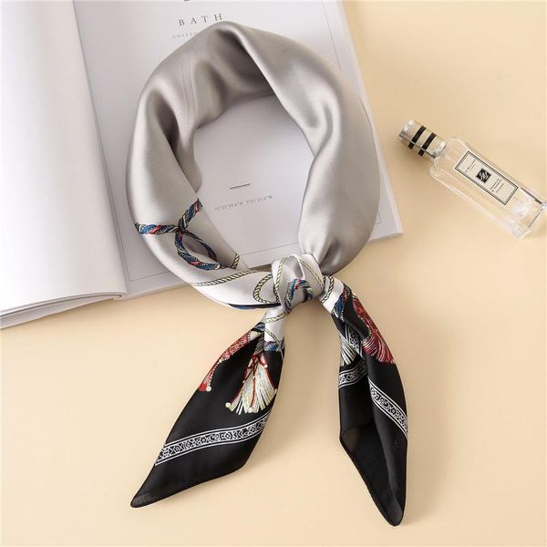scarves summer silk scarf lady hair band print square bag head wraps for women bandana hijab female neckerchief fashion shawl, Blue;gray
scarves summer silk scarf lady hair band print square bag head wraps for women bandana hijab female neckerchief fashion shawl, Blue;gray