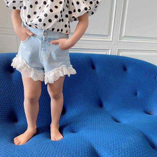 shorts baby girls denim 2021 summer kids fashion lace jeans korean casual for 2-8 y children's, Black
shorts baby girls denim 2021 summer kids fashion lace jeans korean casual for 2-8 y children's, Black