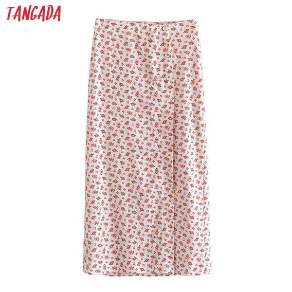 tangada women rose print side buttons midi skirt faldas mujer vintage beach ladies chic mid calf skirts 3h519 210609, Black
tangada women rose print side buttons midi skirt faldas mujer vintage beach ladies chic mid calf skirts 3h519 210609, Black