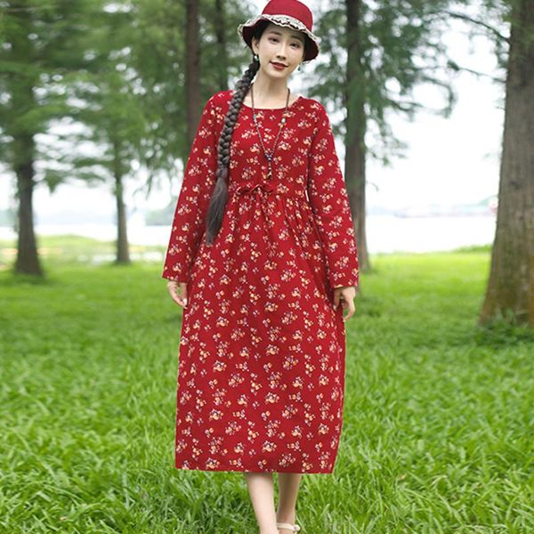 casual dresses 2021 print floral prairie chic vintage autumn dress cotton linen draw string office lady work women spring, Black;gray
casual dresses 2021 print floral prairie chic vintage autumn dress cotton linen draw string office lady work women spring, Black;gray