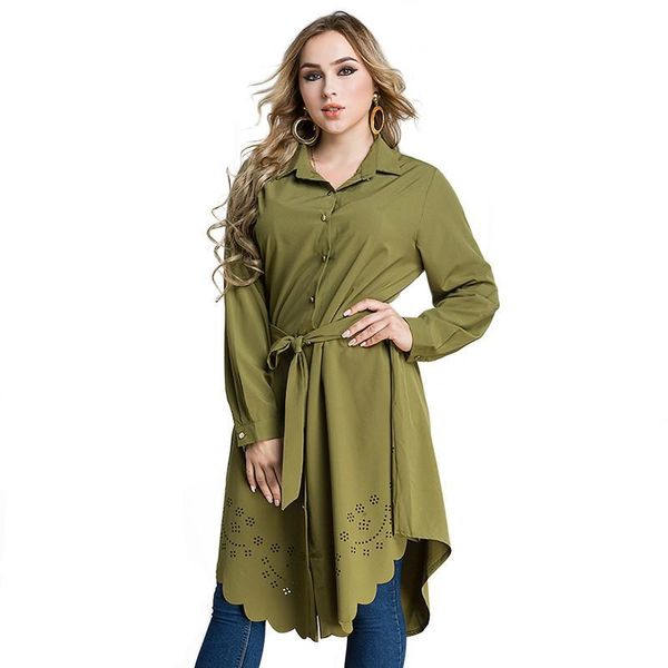 women's blouses & shirts -6xl plus size autumn women long blouse casual irregular sleeve office shirt hollow out flower large, White
women's blouses & shirts -6xl plus size autumn women long blouse casual irregular sleeve office shirt hollow out flower large, White