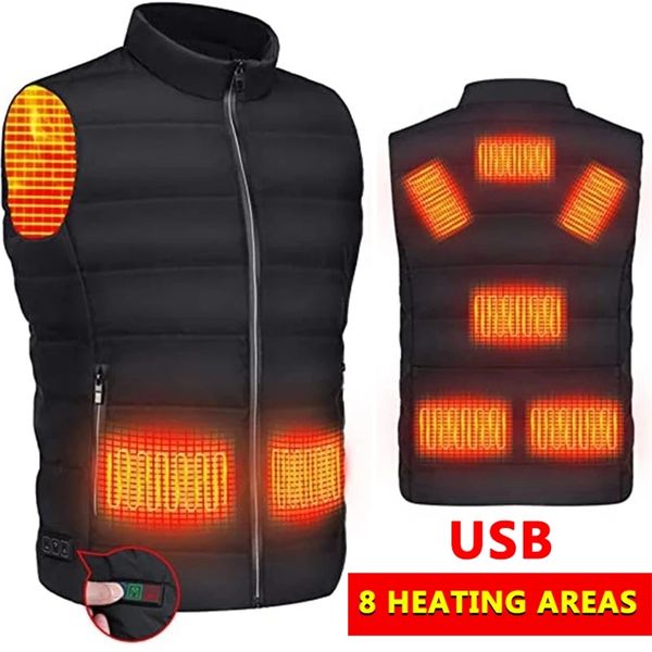 jacket heated vest warm women usb clothing electric heating fishing trekking pad men's winter jacket 210923, Black;white
jacket heated vest warm women usb clothing electric heating fishing trekking pad men's winter jacket 210923, Black;white